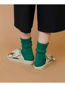 【FRAPBOIS】ロゴリブソックス 詳細画像 グリーン 9