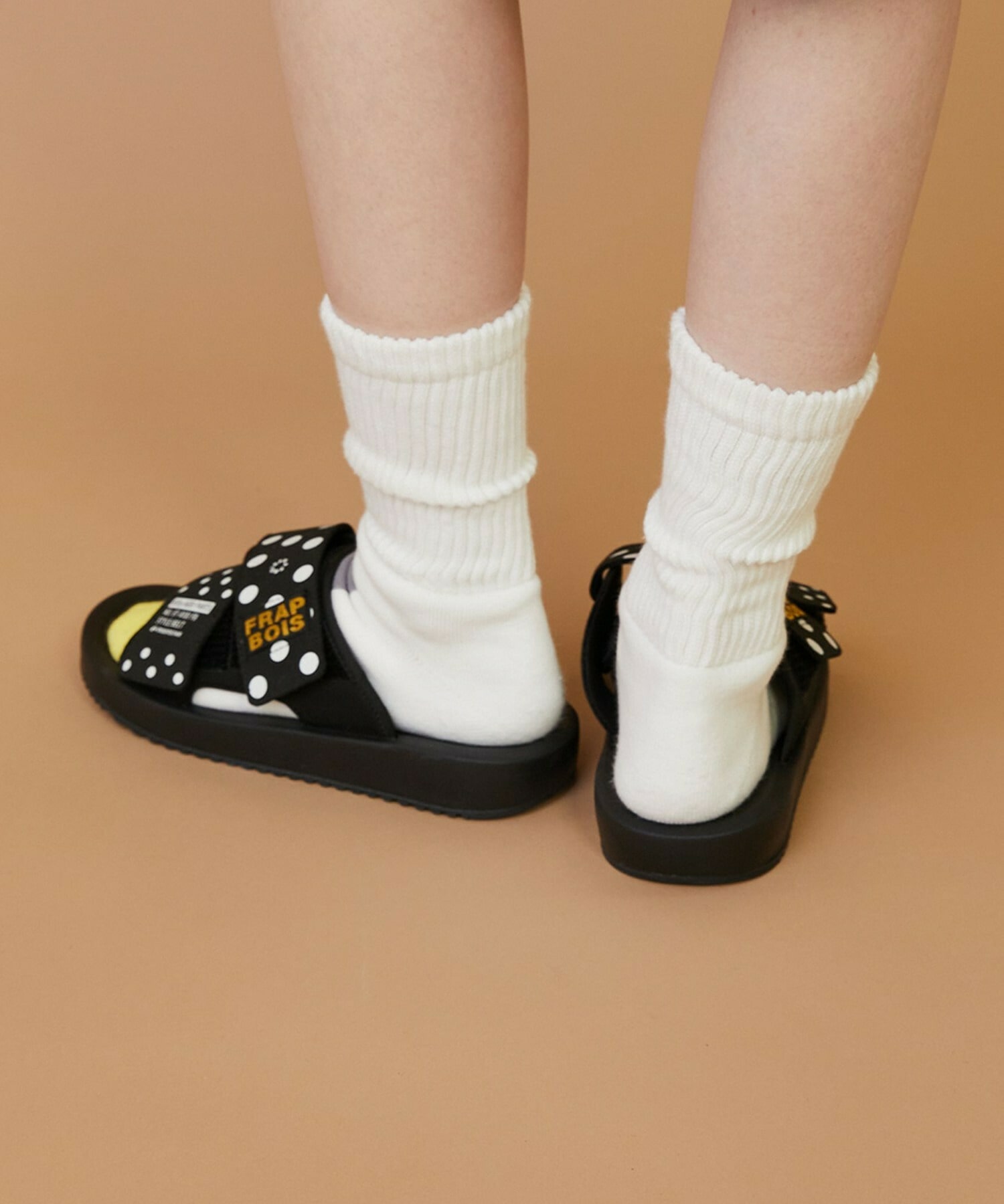 【FRAPBOIS】ロゴリブソックス 詳細画像 グリーン 2