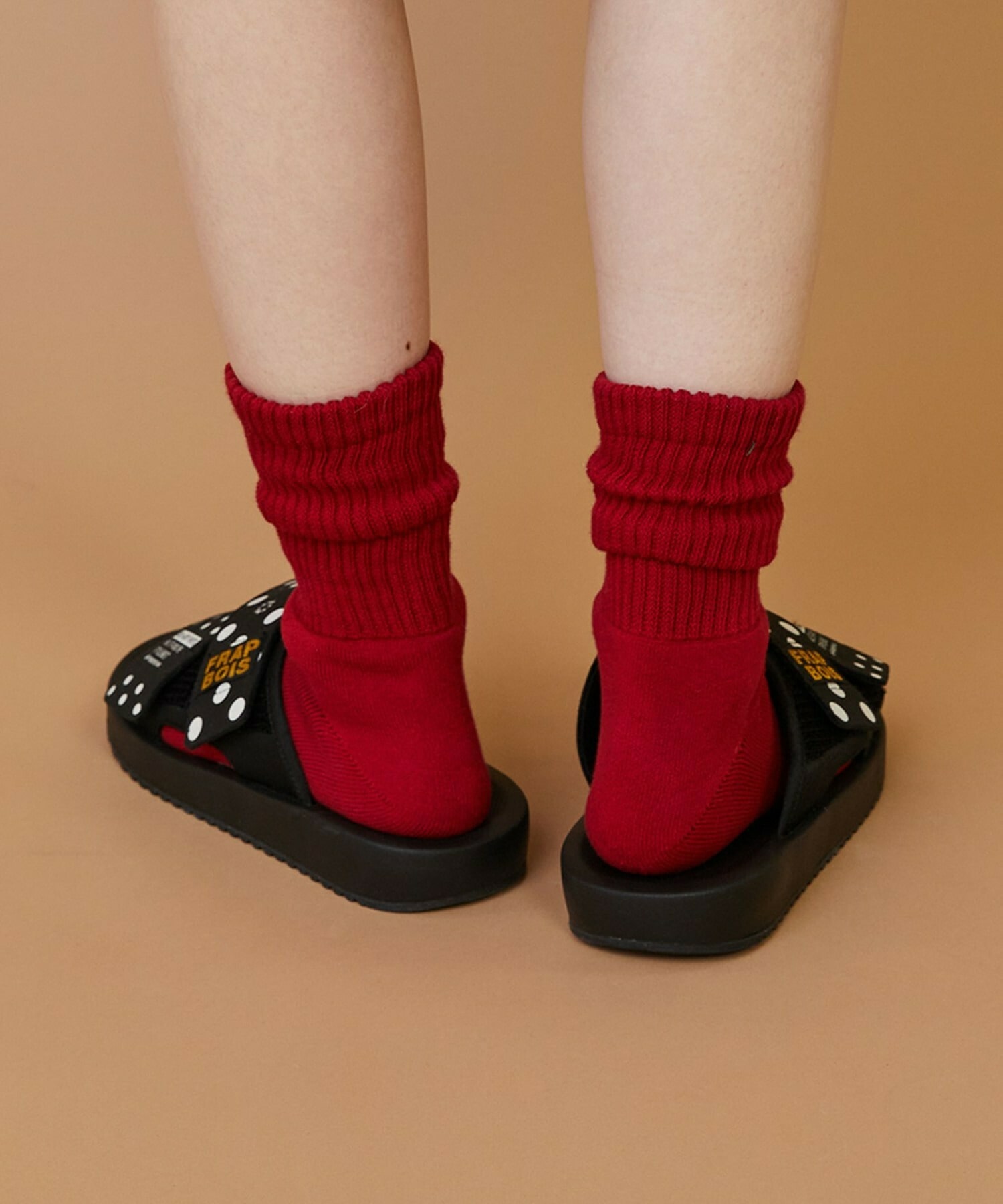 【FRAPBOIS】ロゴリブソックス 詳細画像 グリーン 5