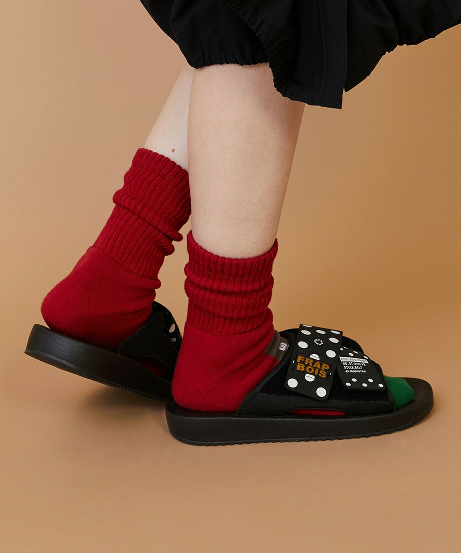 【FRAPBOIS】ロゴリブソックス 詳細画像 グリーン 6