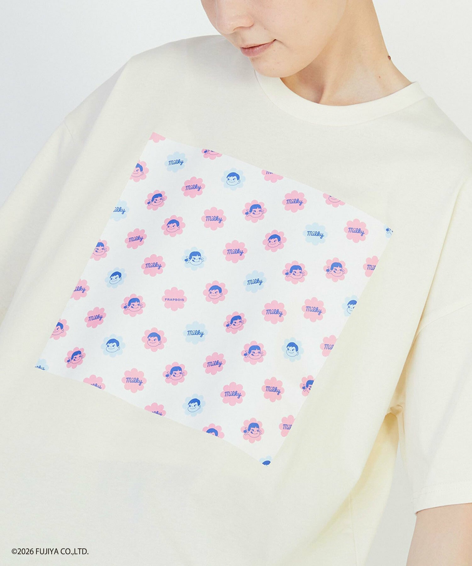 【FRAPBOIS】ミルキー ボックスＴシャツ 詳細画像 ブラック 11