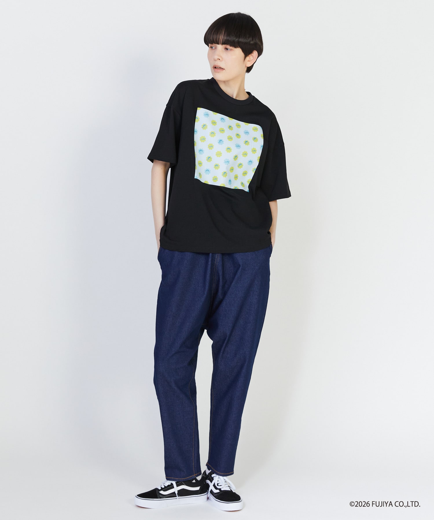 【FRAPBOIS】ミルキー ボックスＴシャツ 詳細画像 ブラック 14