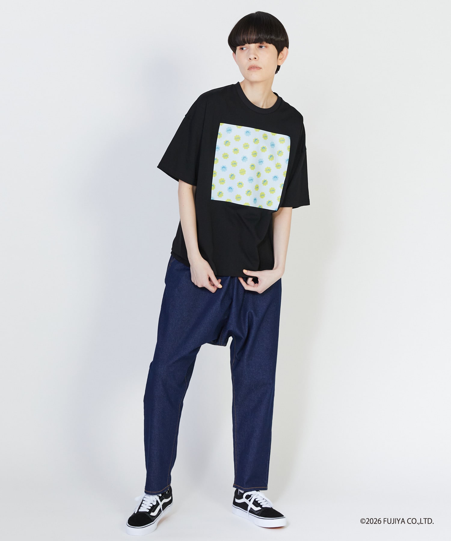 【FRAPBOIS】ミルキー ボックスＴシャツ 詳細画像 ブラック 15