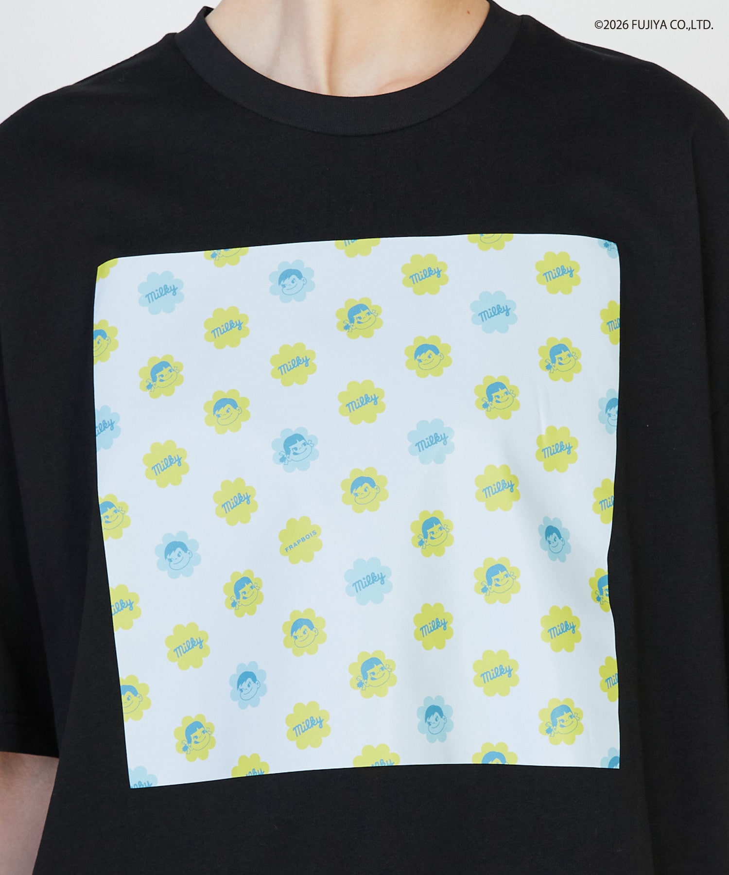 【FRAPBOIS】ミルキー ボックスＴシャツ 詳細画像 ブラック 18