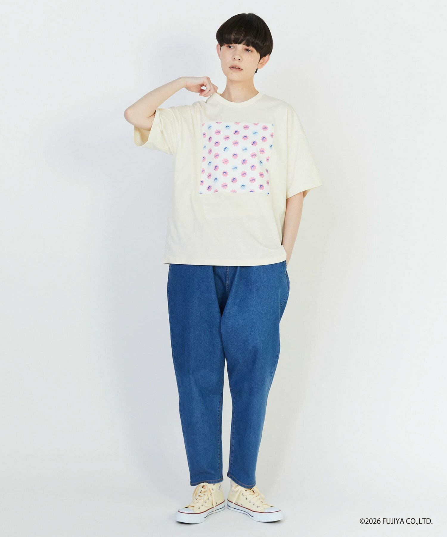 【FRAPBOIS】ミルキー ボックスＴシャツ 詳細画像 ブラック 7