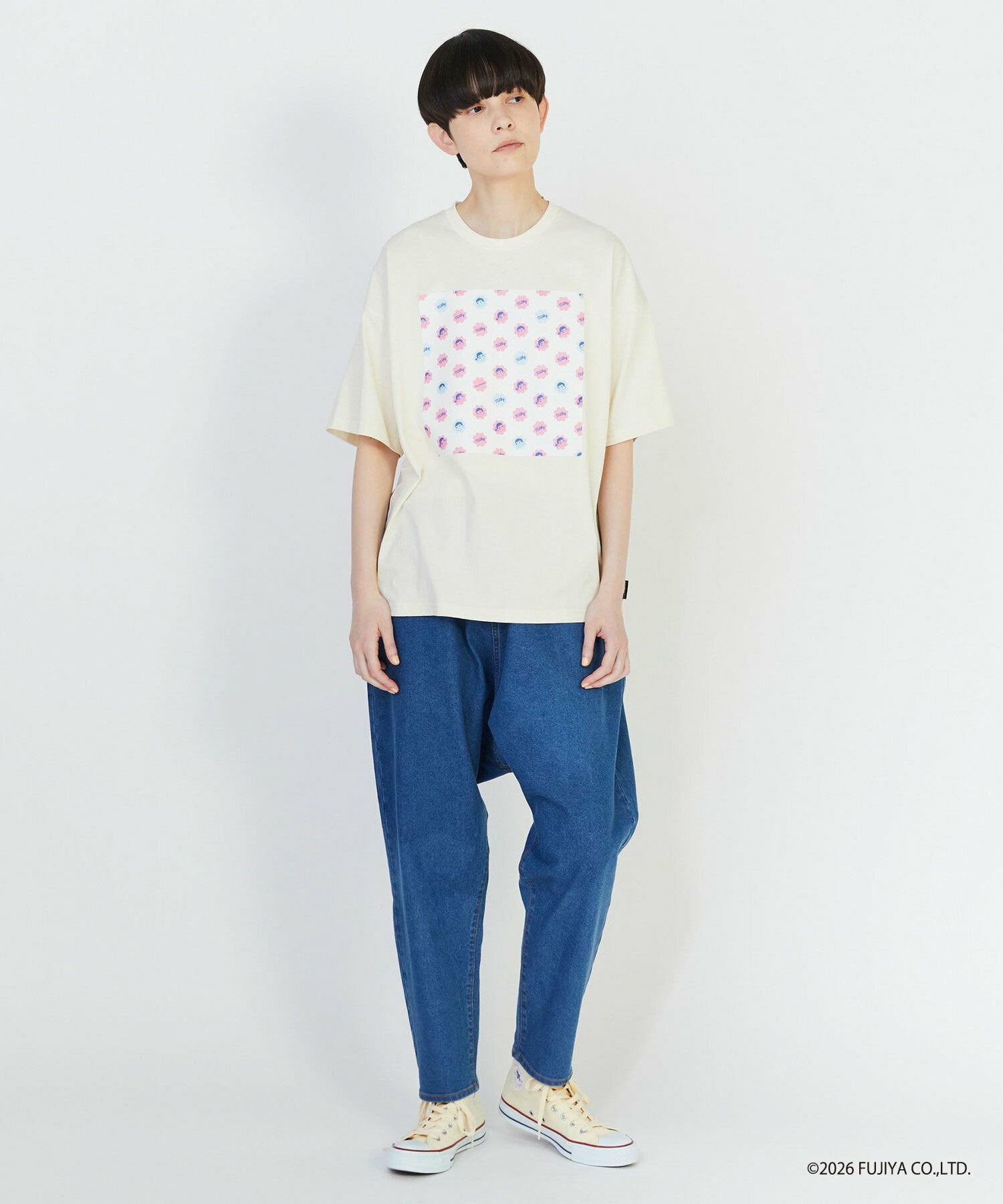 【FRAPBOIS】ミルキー ボックスＴシャツ 詳細画像 ブラック 8
