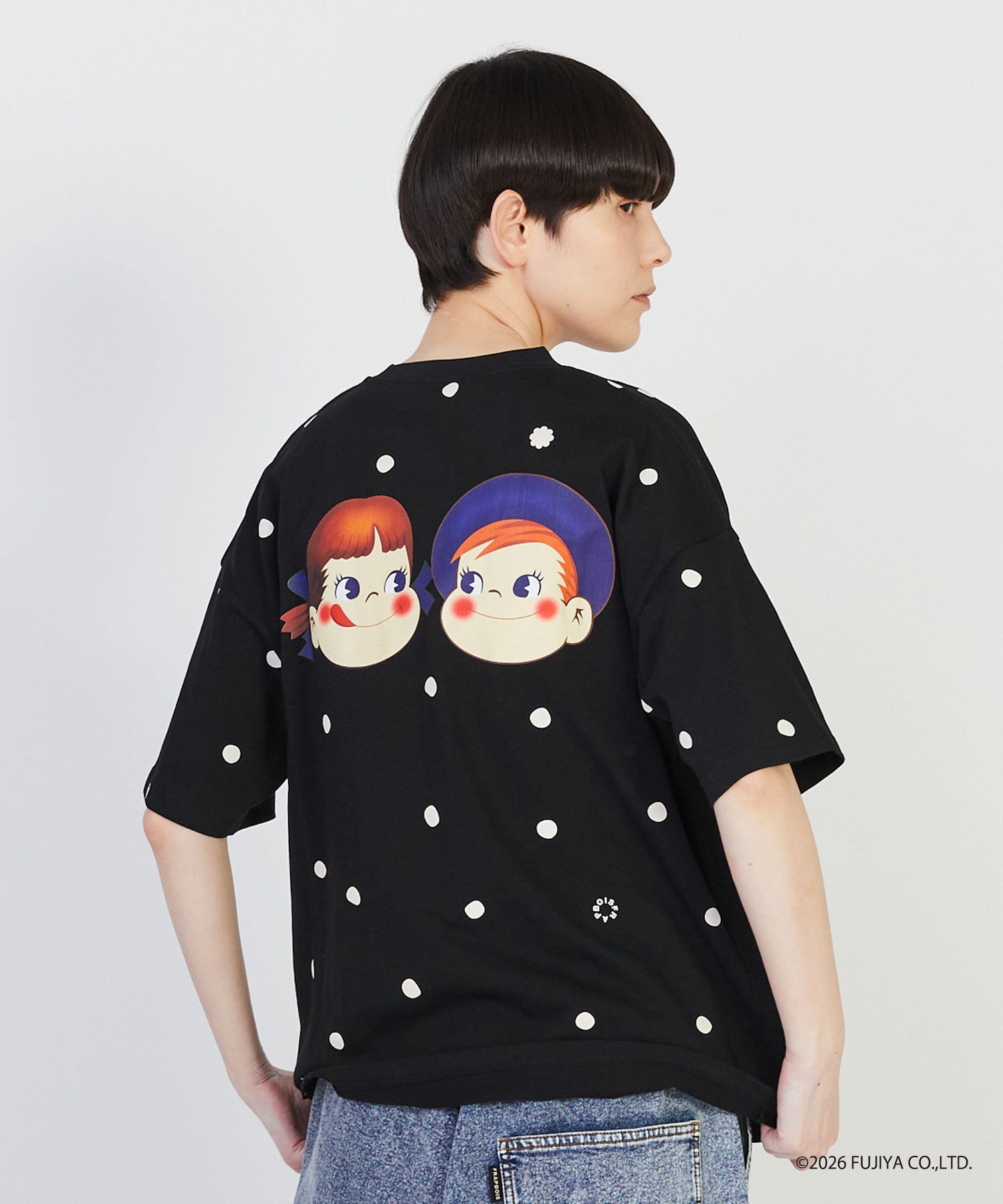【FRAPBOIS】ミルキードットＴシャツ 詳細画像 ブラック 25