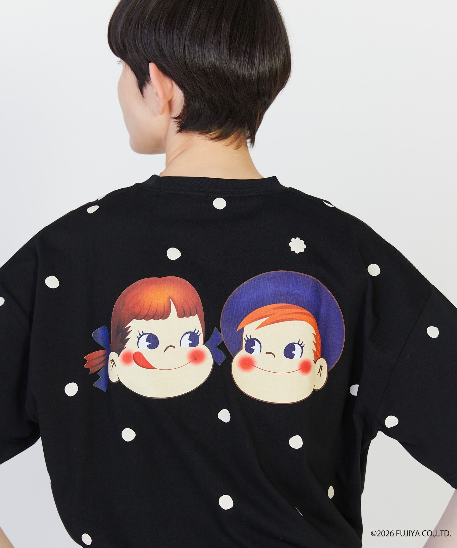 【FRAPBOIS】ミルキードットＴシャツ 詳細画像 ブラック 26