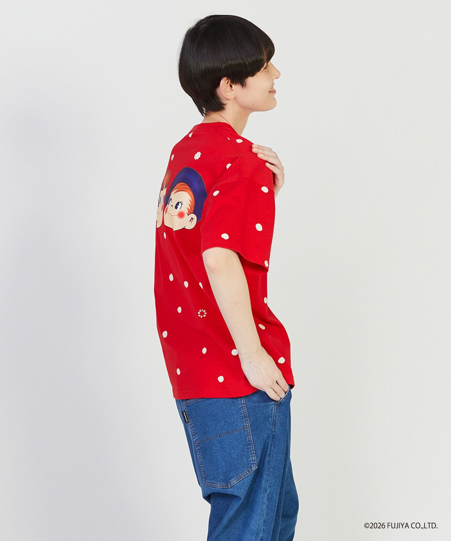 【FRAPBOIS】ミルキードットＴシャツ 詳細画像 ブラック 8
