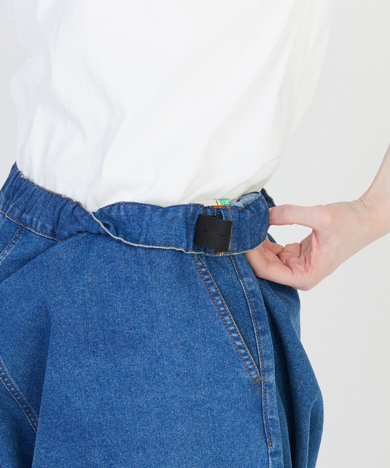 【FRAPBOIS】スマートサルエルパンツ 詳細画像 ブルー系その他 14