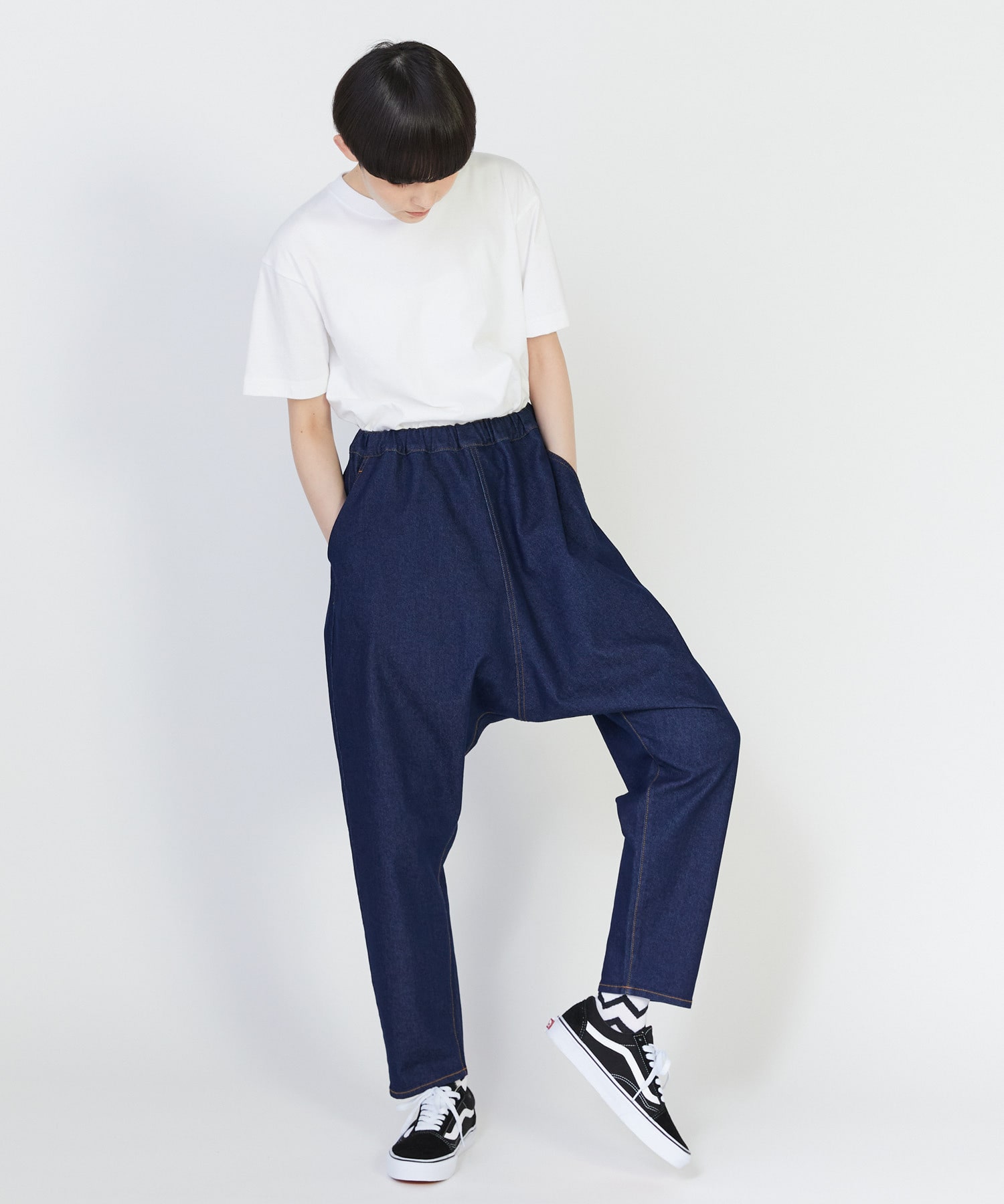 【FRAPBOIS】スマートサルエルパンツ 詳細画像 ブルー系その他 20