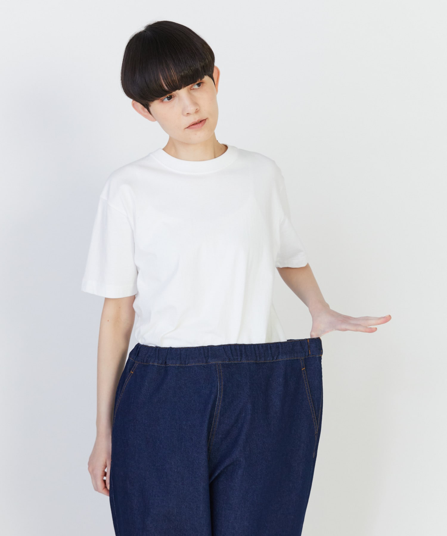 【FRAPBOIS】スマートサルエルパンツ 詳細画像 ブルー系その他 23