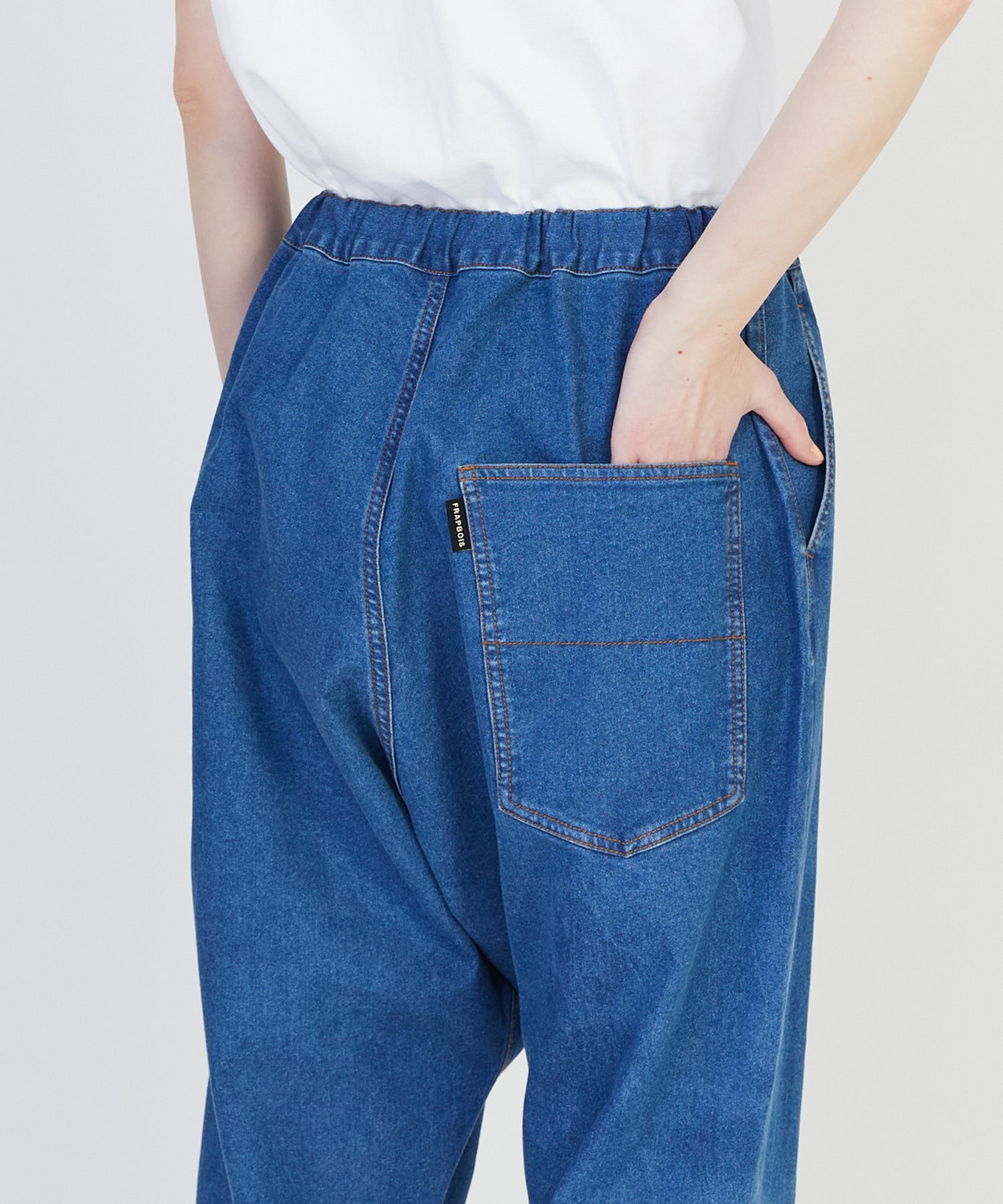 【FRAPBOIS】スマートサルエルパンツ 詳細画像 ブルー系その他 8