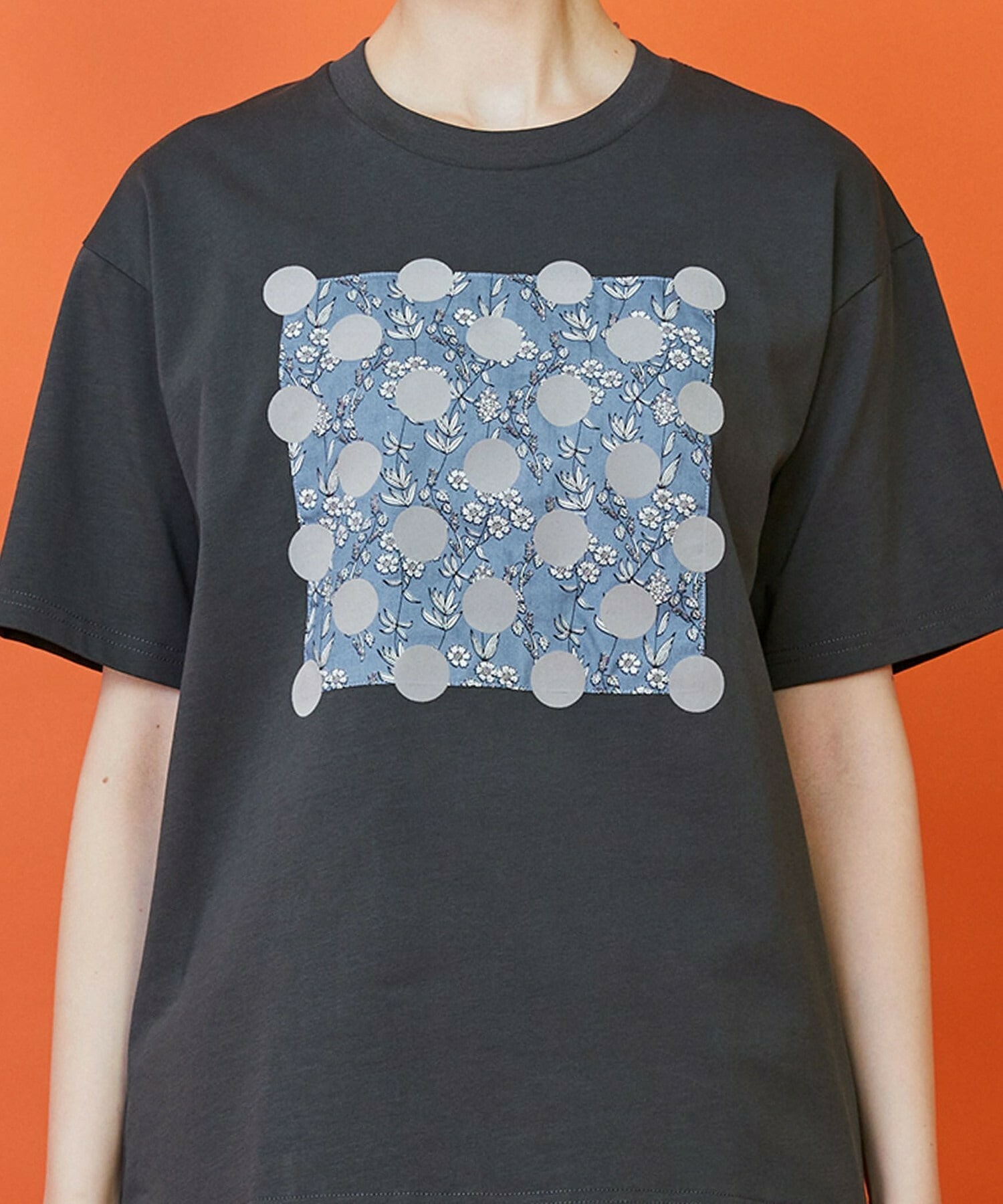 【FRAPBOIS】ガーデンフローＴシャツ 詳細画像 チャコールグレー 10