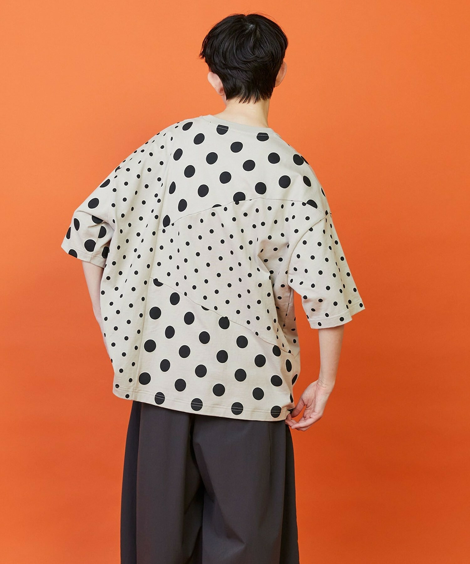 【FRAPBOIS】キリカエドットＴシャツ 詳細画像 ブラック 2