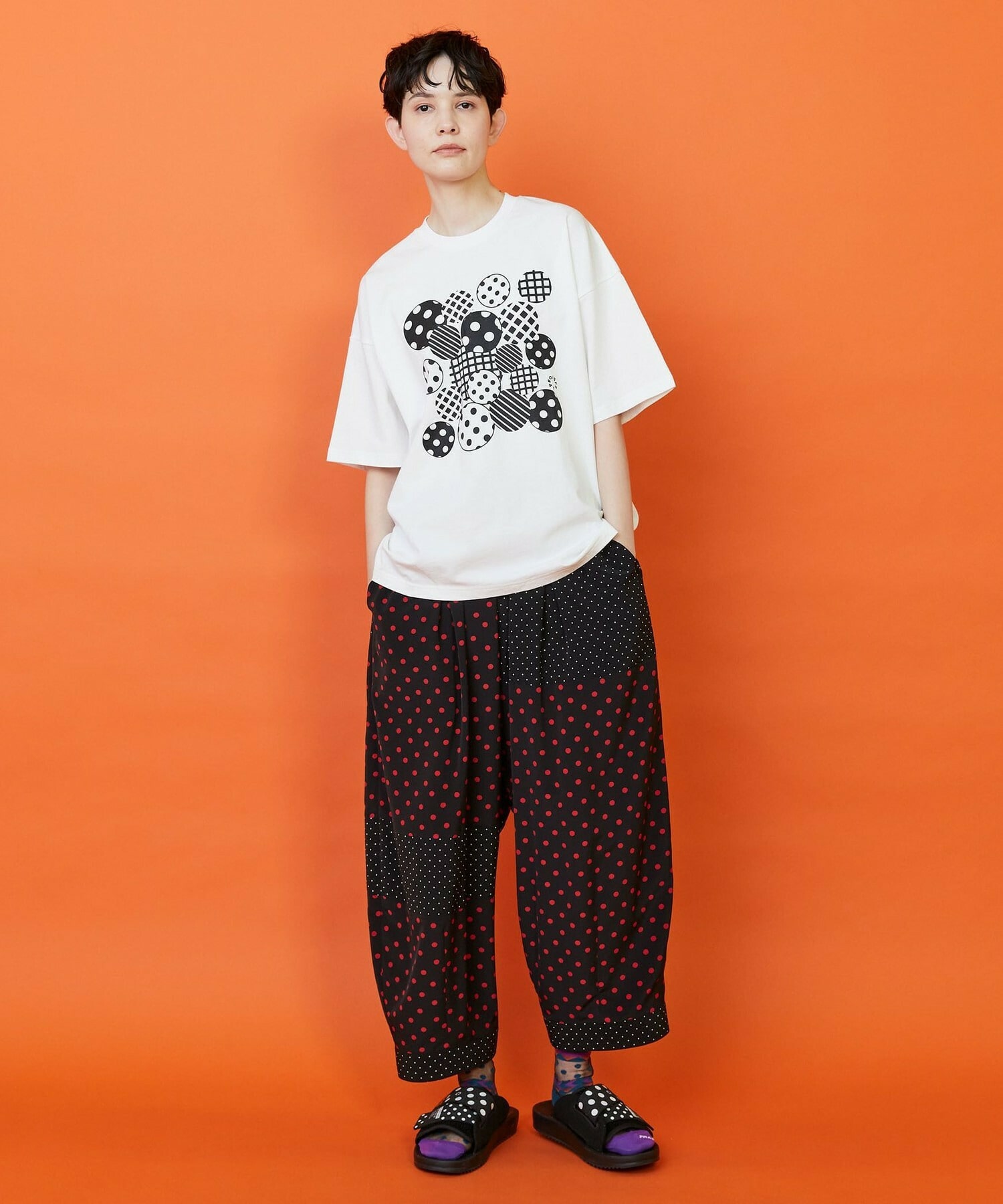 【FRAPBOIS】フォームドットＴシャツ 詳細画像 ホワイト 4