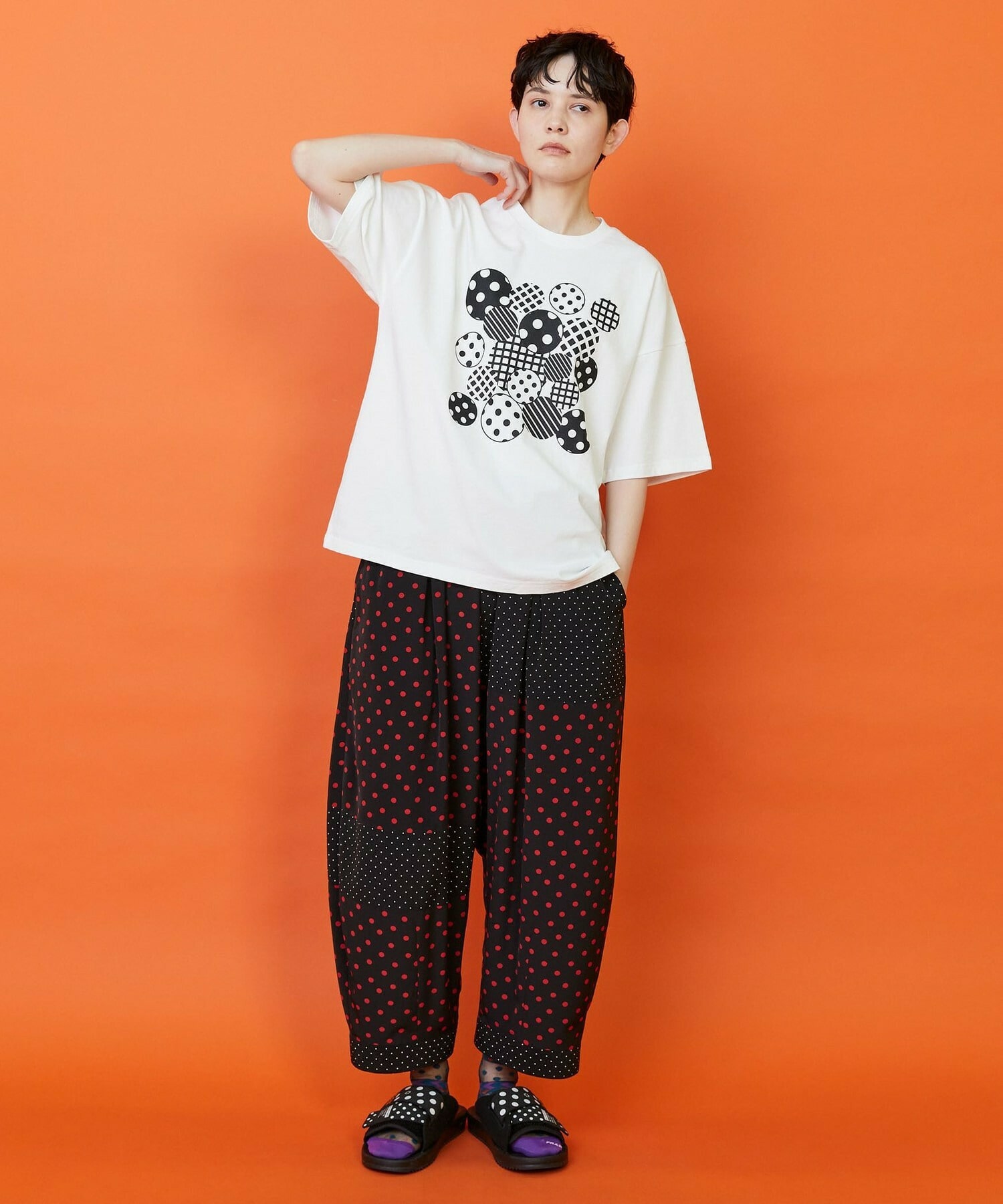 【FRAPBOIS】フォームドットＴシャツ 詳細画像 ホワイト 5