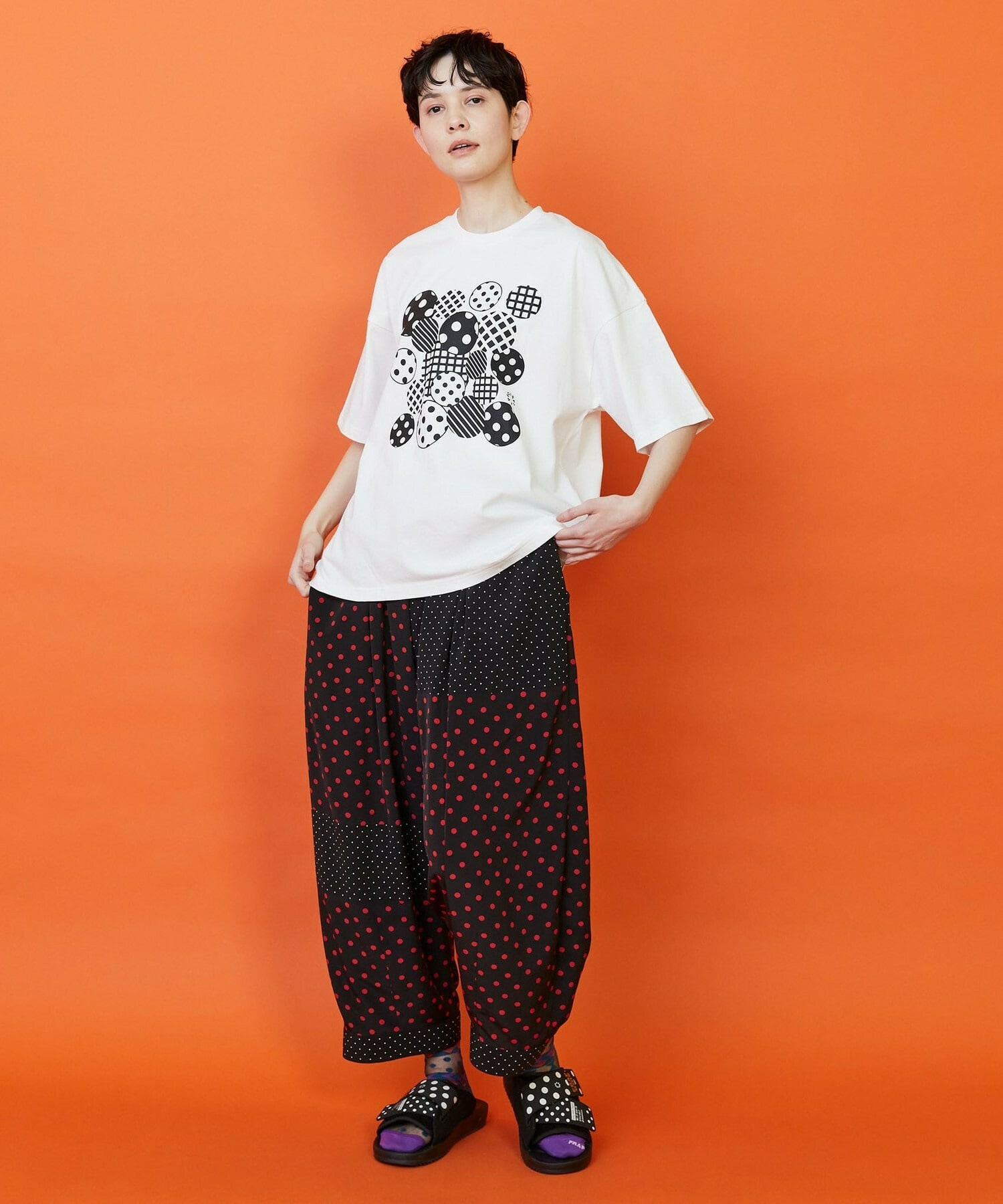 【FRAPBOIS】フォームドットＴシャツ 詳細画像 ホワイト 6
