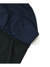 【Julier】YOGA FITアシメミドルトップス/パット付き・UVカット・吸汗速乾・ホットヨガ対応・水着・水陸両用 詳細画像 グレー 13