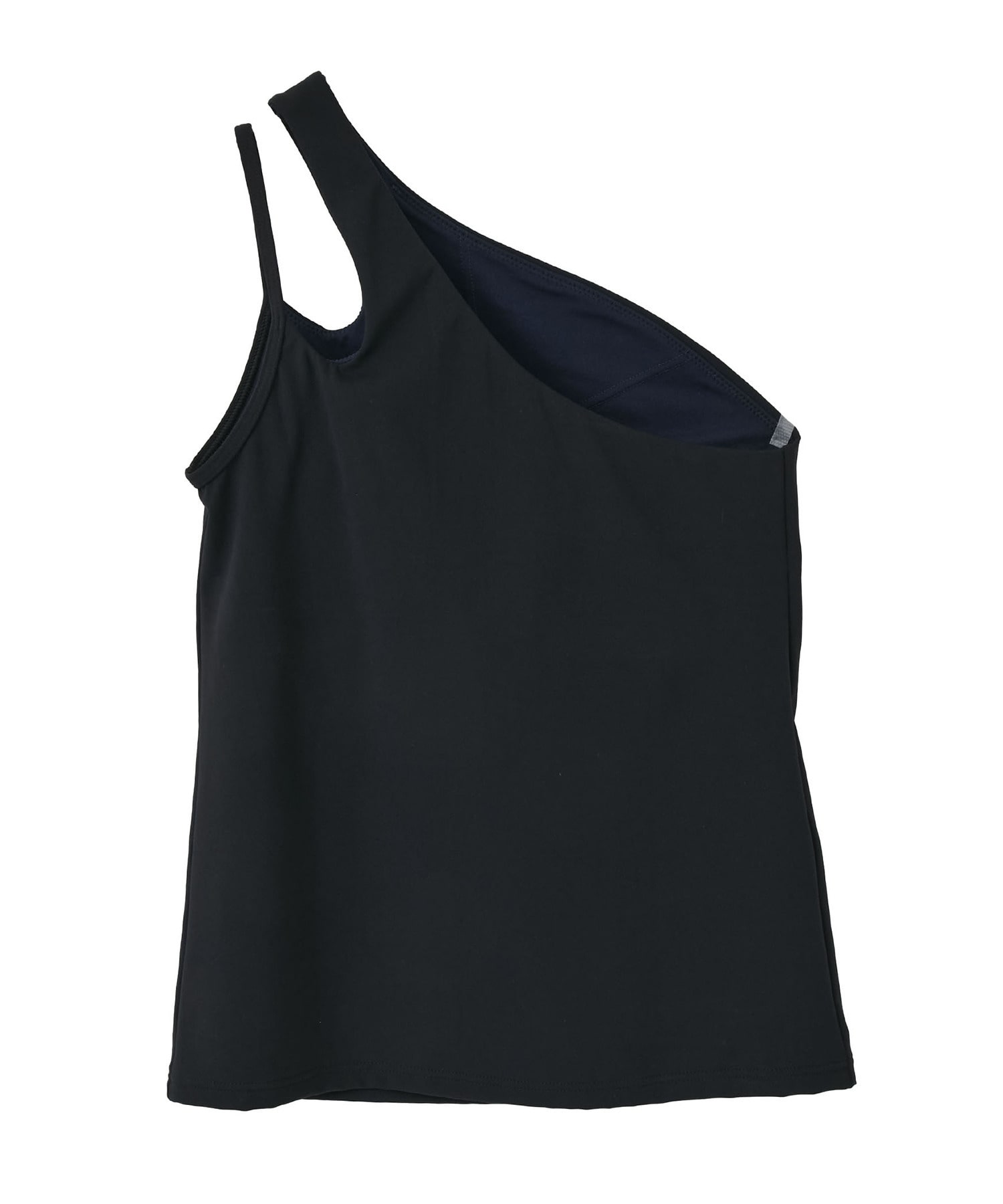 【Julier】YOGA FITアシメミドルトップス/パット付き・UVカット・吸汗速乾・ホットヨガ対応・水着・水陸両用 詳細画像 グレー 8