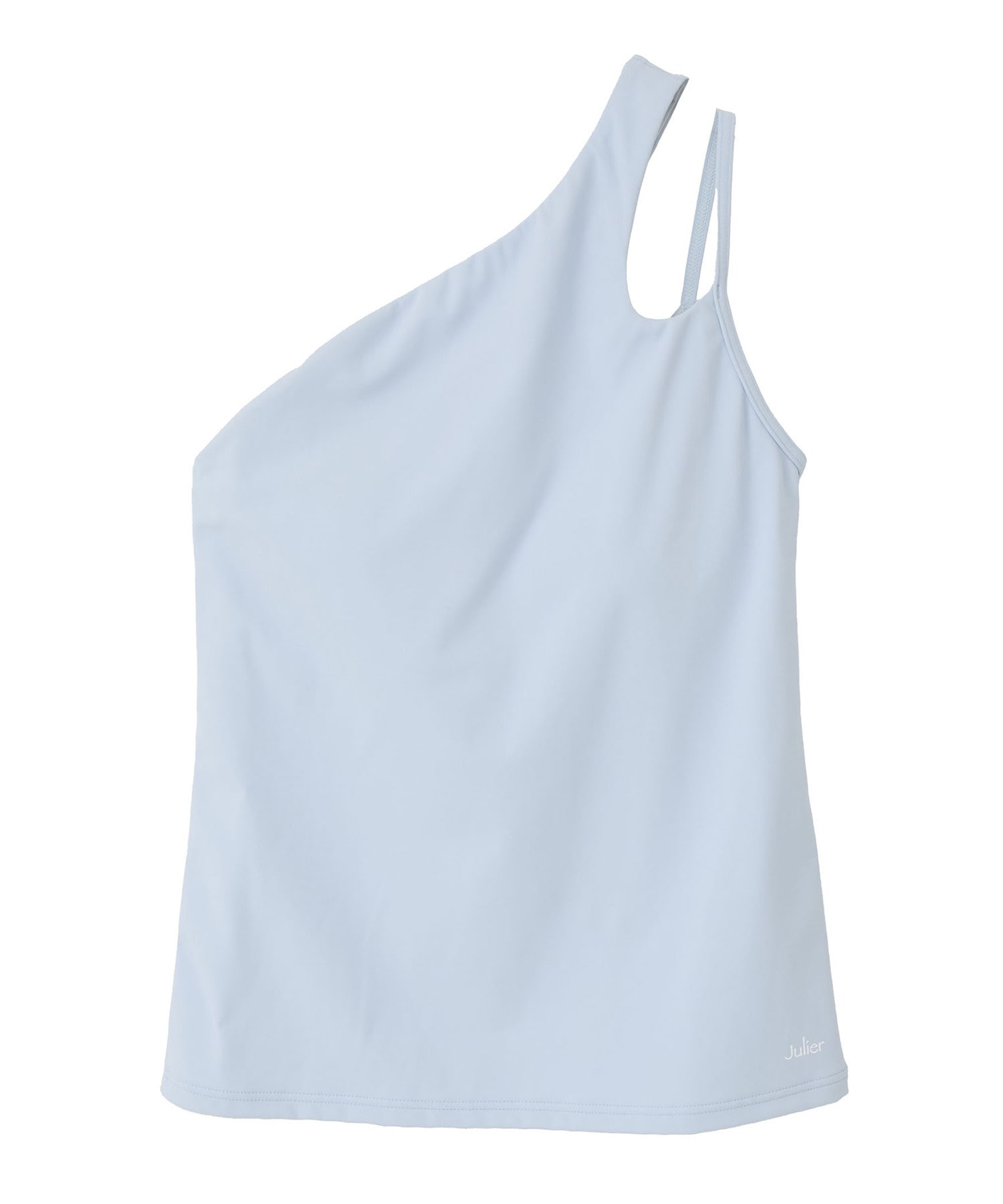 【Julier】YOGA FITアシメミドルトップス/パット付き・UVカット・吸汗速乾・ホットヨガ対応・水着・水陸両用 詳細画像 ブルー 1