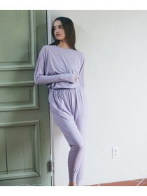 【Julier】ライトプライム バッククロスプルオーバー/エコ・UVカット・吸汗速乾・ホットヨガ対応・ラッシュガード 詳細画像 ネイビー 5