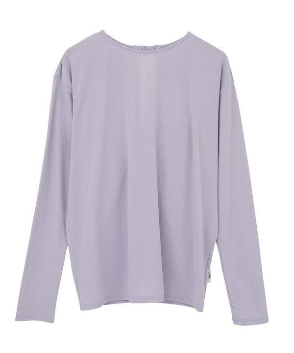ライトプライム バッククロスプルオーバー/エコ・UVカット・吸汗速乾・ホットヨガ対応・ラッシュガード 詳細画像 ラベンダー 2