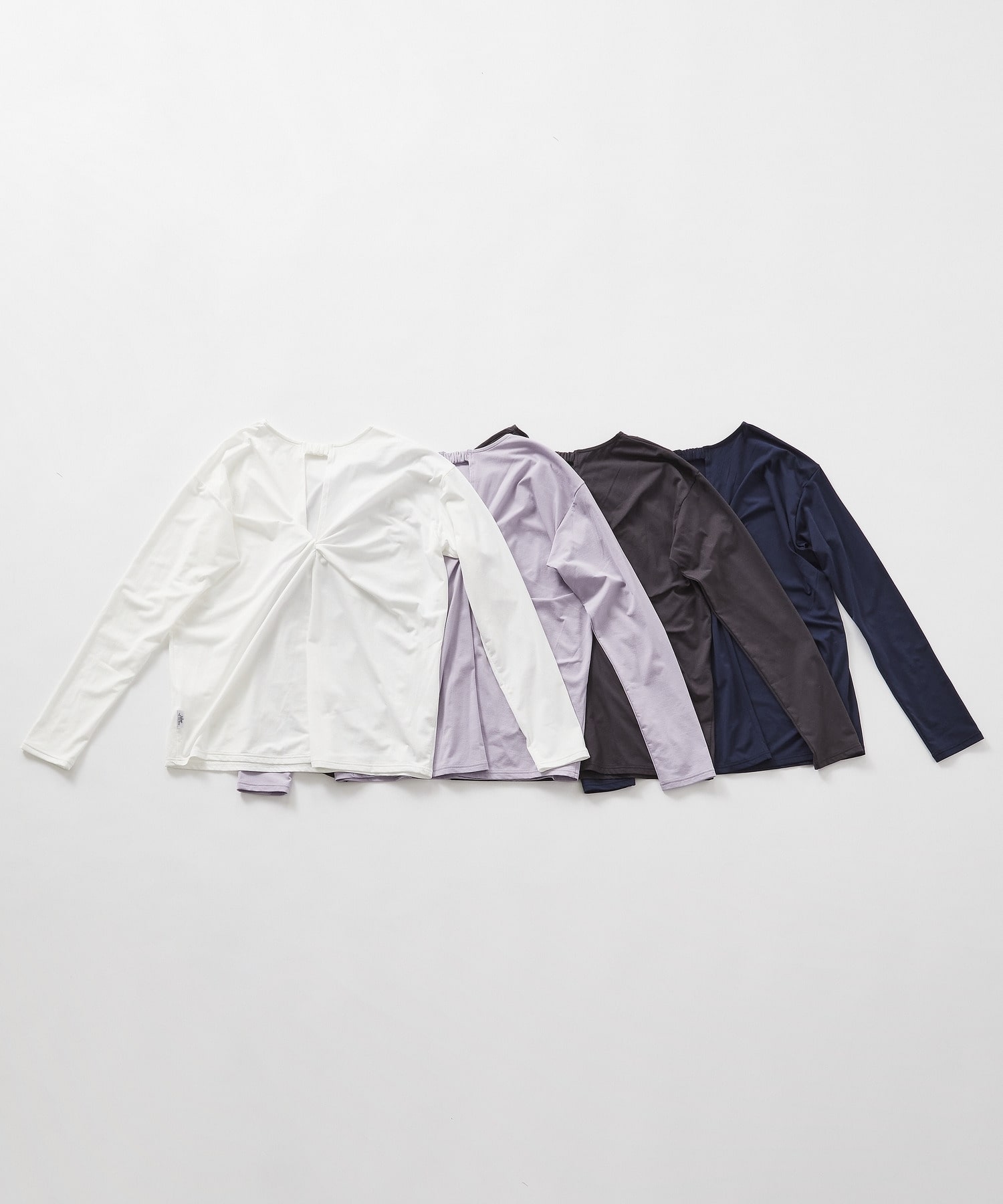 【Julier】ライトプライム バッククロスプルオーバー/エコ・UVカット・吸汗速乾・ホットヨガ対応・ラッシュガード 詳細画像 ネイビー 8