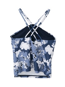 【Julier】flash flowerプリントキャミソール/パット付き・UVカット・吸汗速乾・ホットヨガ対応・水着・水陸両用 詳細画像 ブルー 10