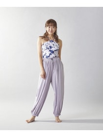 【Julier】flash flowerプリントキャミソール/パット付き・UVカット・吸汗速乾・ホットヨガ対応・水着・水陸両用 詳細画像 ブルー 19