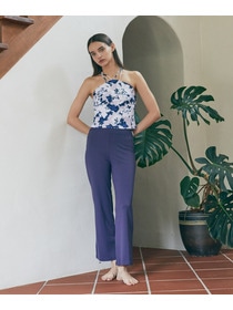 【Julier】flash flowerプリントキャミソール/パット付き・UVカット・吸汗速乾・ホットヨガ対応・水着・水陸両用 詳細画像 ブルー 6