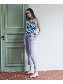 【Julier】flash flowerプリントキャミソール/パット付き・UVカット・吸汗速乾・ホットヨガ対応・水着・水陸両用 詳細画像 ブルー 7