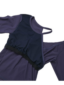 【Julier】エコシーベア天ロングスリーブプルオーバー/パット付き・エコ・UVカット・吸汗速乾・ホットヨガ対応・ラッシュガード  詳細画像 ブラック 15