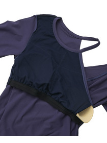 【Julier】エコシーベア天ロングスリーブプルオーバー/パット付き・エコ・UVカット・吸汗速乾・ホットヨガ対応・ラッシュガード  詳細画像 ブラック 16