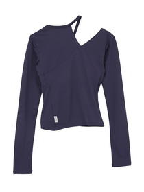 【Julier】エコシーベア天ロングスリーブプルオーバー/パット付き・エコ・UVカット・吸汗速乾・ホットヨガ対応・ラッシュガード  詳細画像 ブラック 9