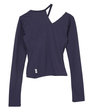 【Julier】エコシーベア天ロングスリーブプルオーバー/パット付き・エコ・UVカット・吸汗速乾・ホットヨガ対応・ラッシュガード  詳細画像 パープル 2