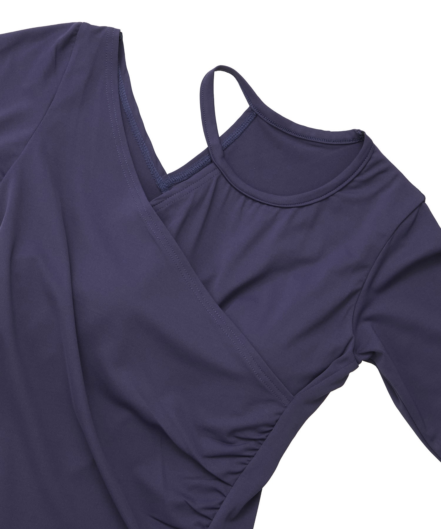 【Julier】エコシーベア天ロングスリーブプルオーバー/パット付き・エコ・UVカット・吸汗速乾・ホットヨガ対応・ラッシュガード  詳細画像 ブラック 10