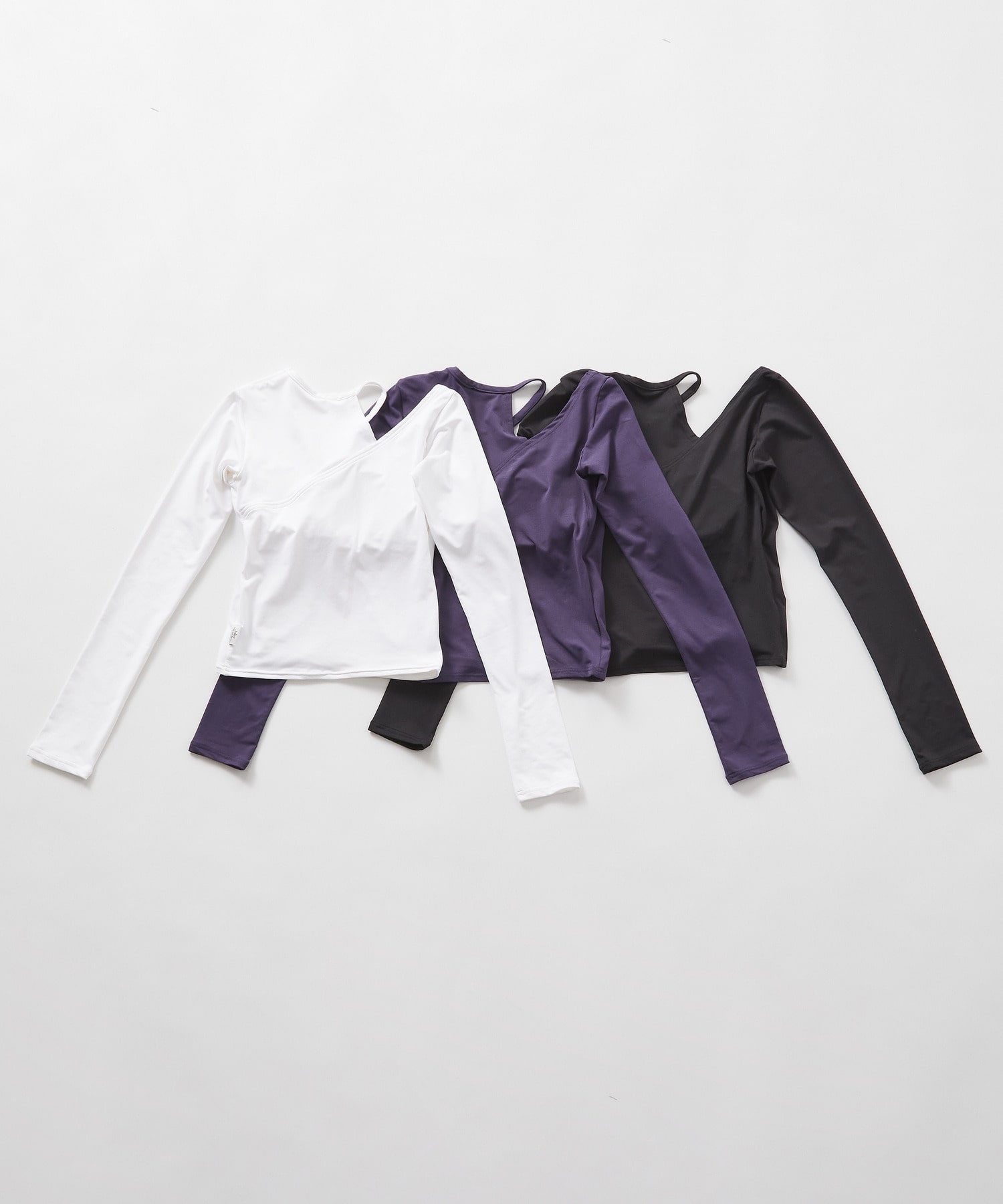 【Julier】エコシーベア天ロングスリーブプルオーバー/パット付き・エコ・UVカット・吸汗速乾・ホットヨガ対応・ラッシュガード  詳細画像 ブラック 8