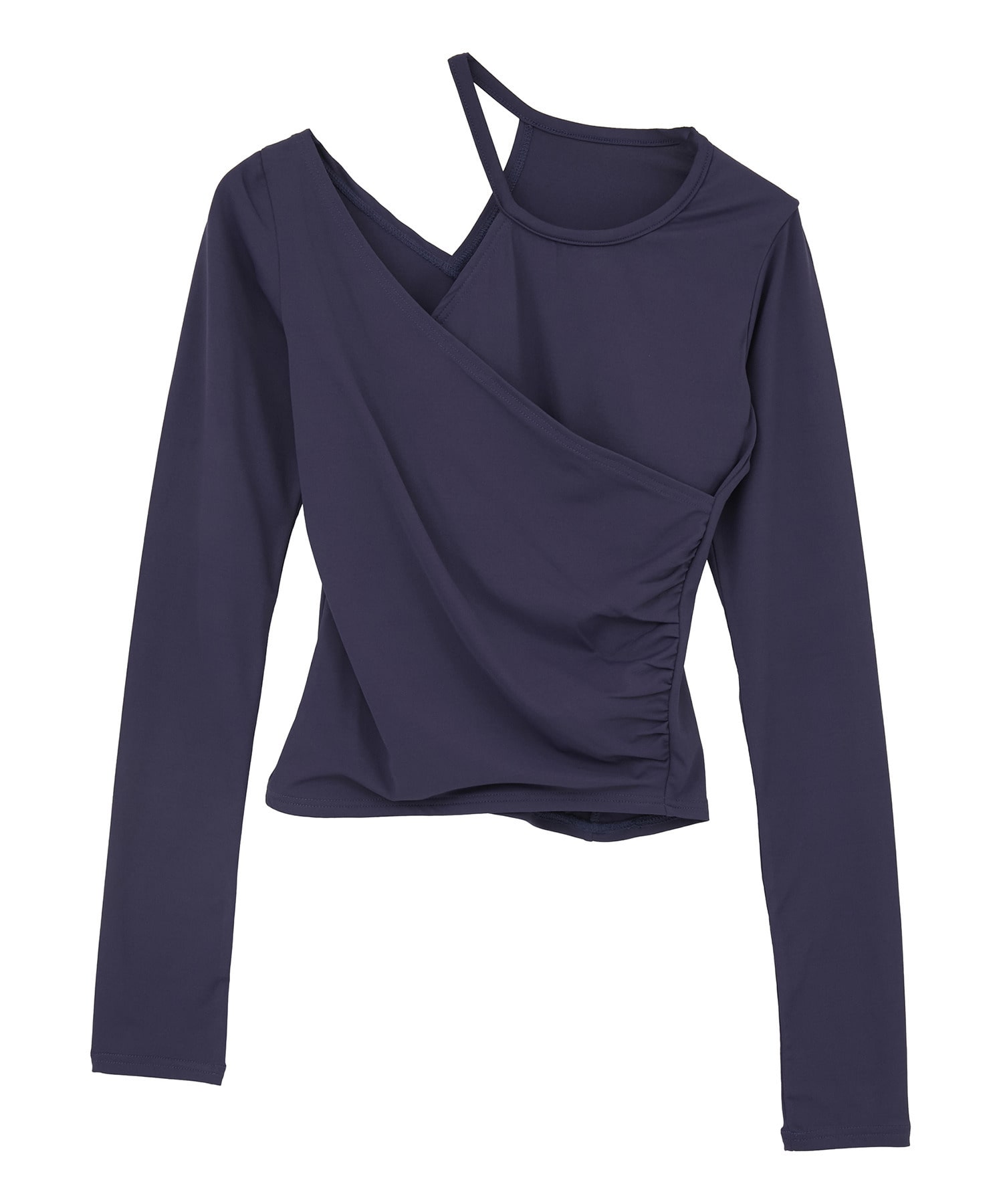 【Julier】エコシーベア天ロングスリーブプルオーバー/パット付き・エコ・UVカット・吸汗速乾・ホットヨガ対応・ラッシュガード  詳細画像 パープル 1