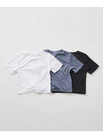 【Julier】アクティブフローコンパクトTシャツ/UVカット・吸汗速乾・ハイストレッチ 詳細画像 ブラック 7