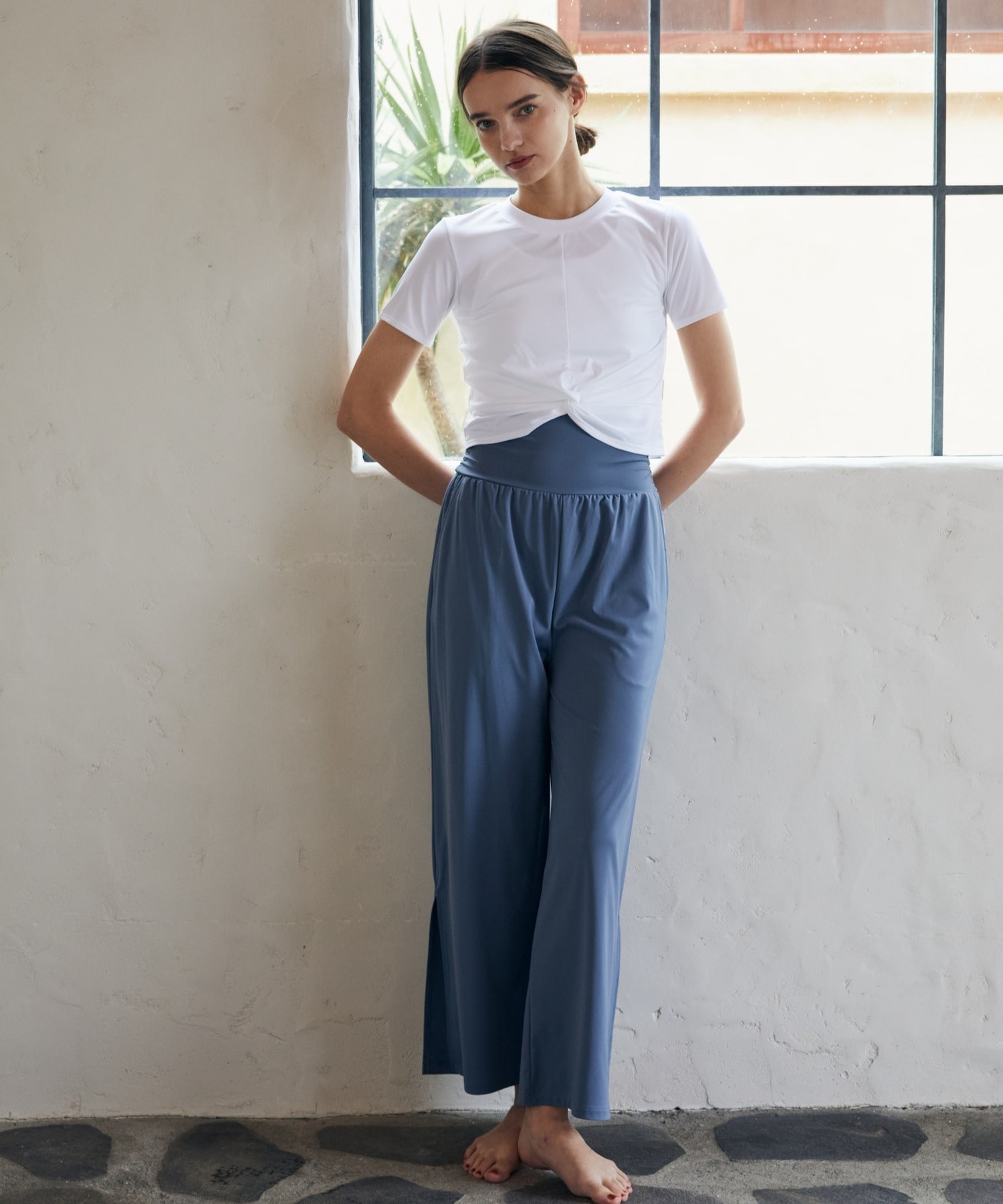 【Julier】アクティブフローコンパクトTシャツ/UVカット・吸汗速乾・ハイストレッチ 詳細画像 ブラック 5