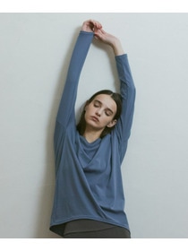 【Julier】アクティブフローロングスリーブプルオーバー/UVカット・吸汗速乾・ハイストレッチ 詳細画像 ブラック 1