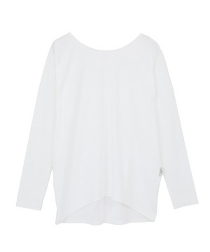 【Julier】アクティブフローロングスリーブプルオーバー/UVカット・吸汗速乾・ハイストレッチ 詳細画像 ホワイト 1