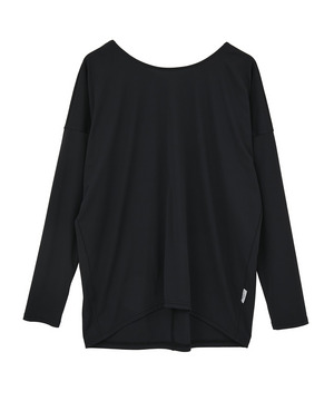 【Julier】アクティブフローロングスリーブプルオーバー/UVカット・吸汗速乾・ハイストレッチ 詳細画像 ブラック 1