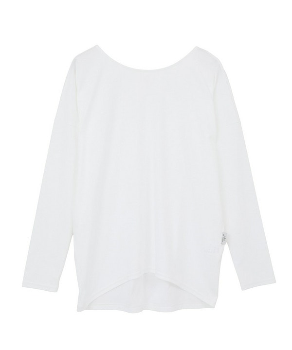 アクティブフローロングスリーブプルオーバー/UVカット・吸汗速乾・ハイストレッチ 詳細画像 ホワイト 1