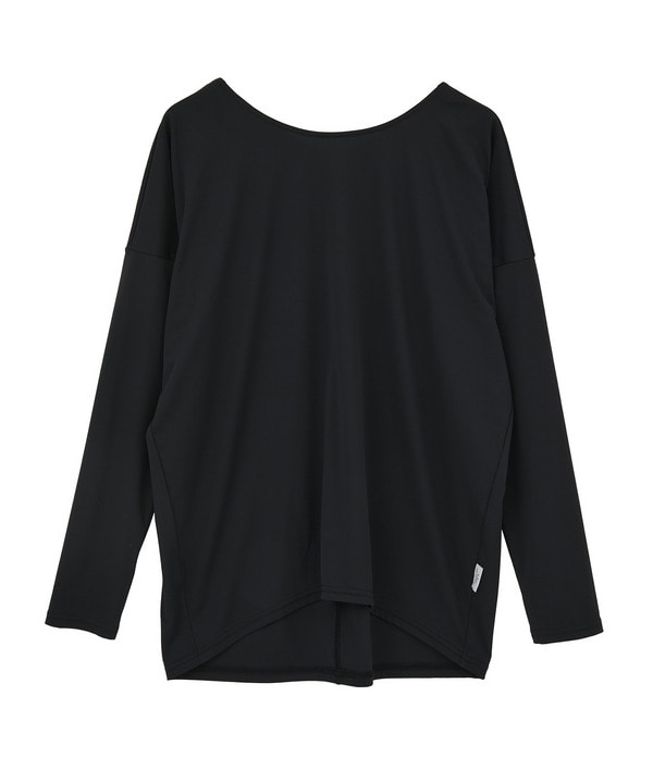 アクティブフローロングスリーブプルオーバー/UVカット・吸汗速乾・ハイストレッチ 詳細画像 ブラック 1
