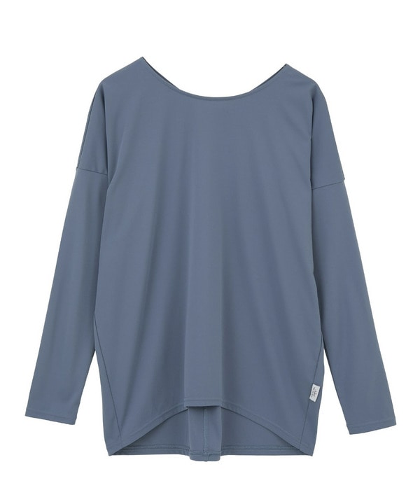 アクティブフローロングスリーブプルオーバー/UVカット・吸汗速乾・ハイストレッチ 詳細画像 ブルー 2