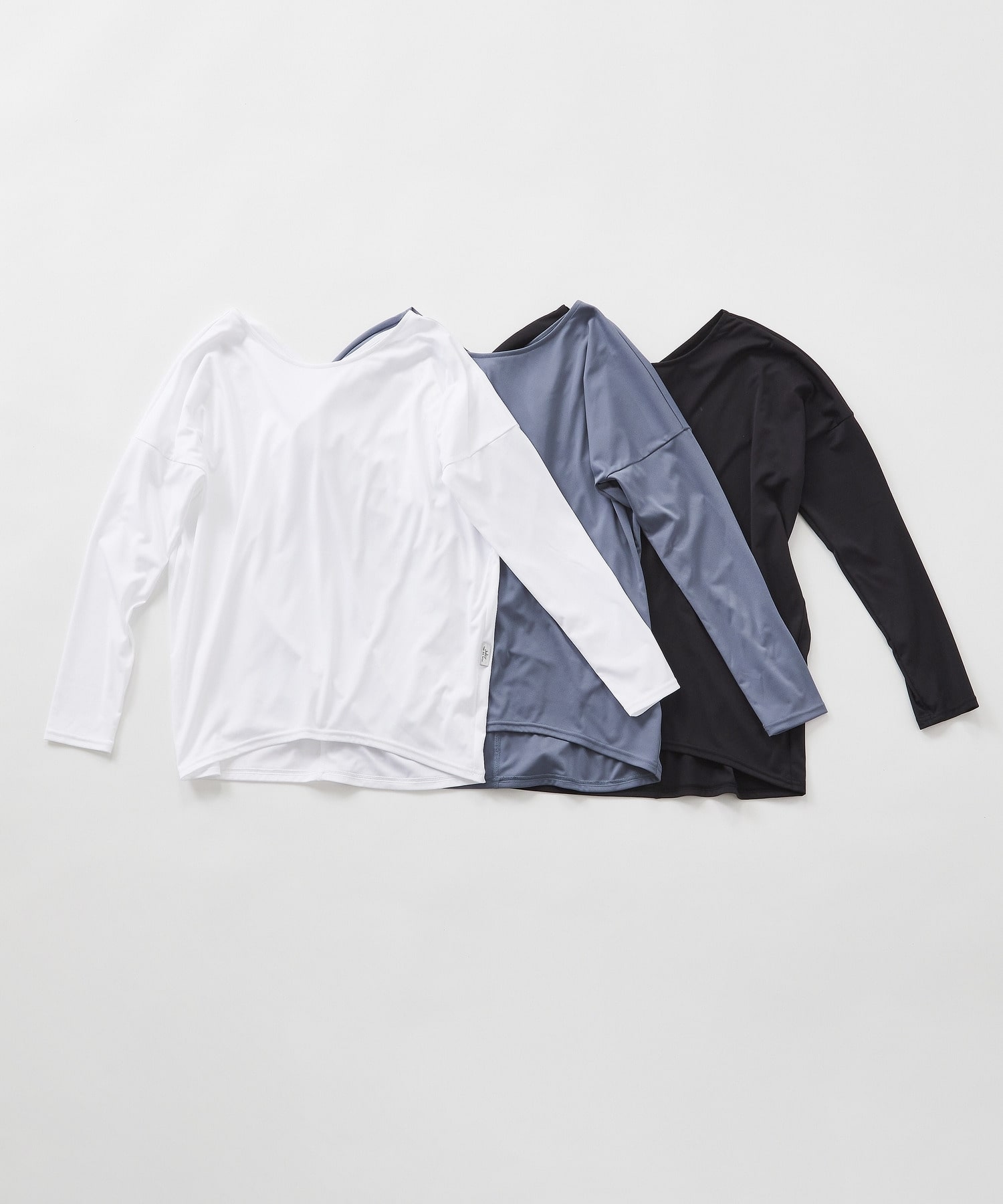 【Julier】アクティブフローロングスリーブプルオーバー/UVカット・吸汗速乾・ハイストレッチ 詳細画像 ブラック 7