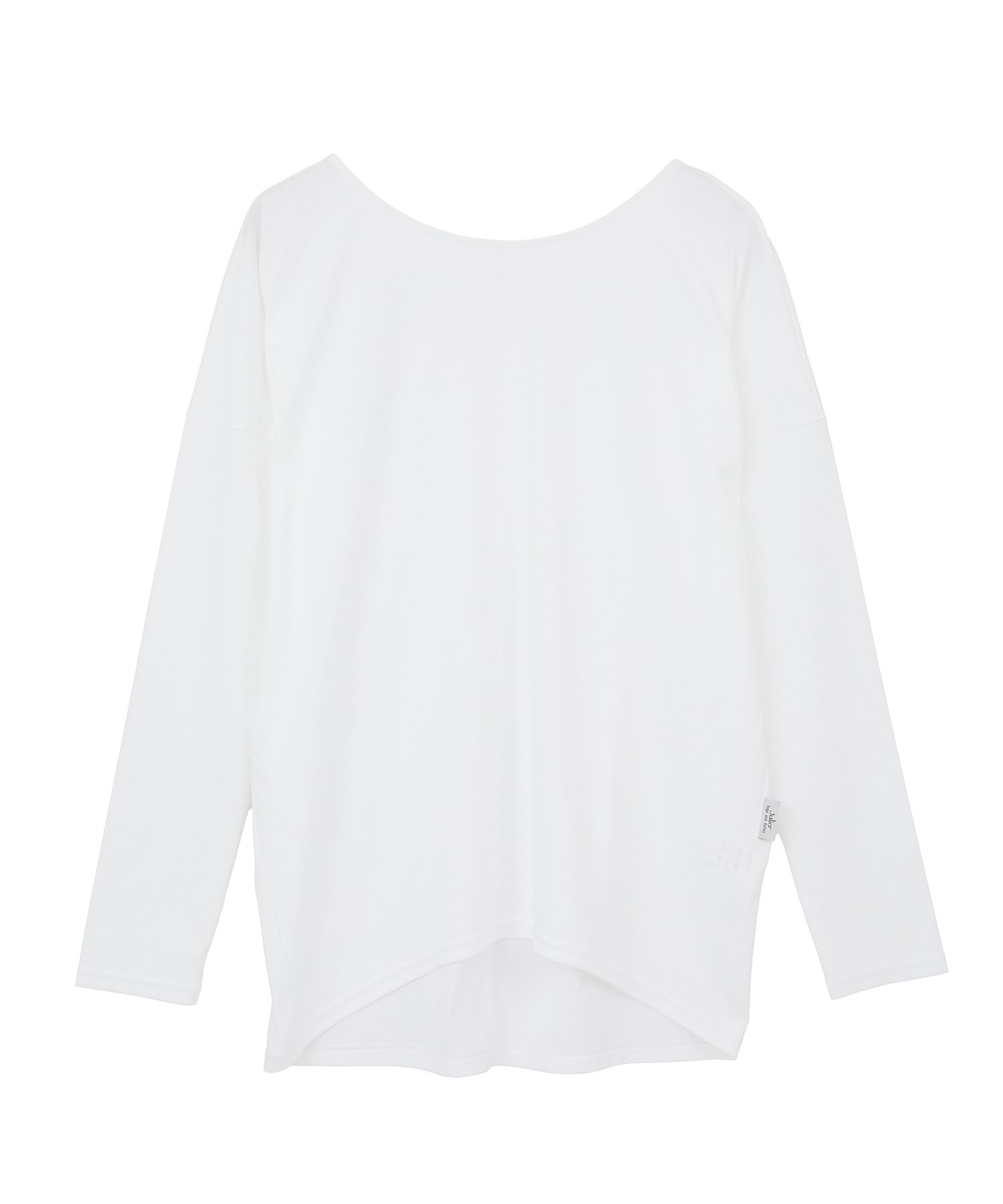 【Julier】アクティブフローロングスリーブプルオーバー/UVカット・吸汗速乾・ハイストレッチ 詳細画像 ホワイト 1