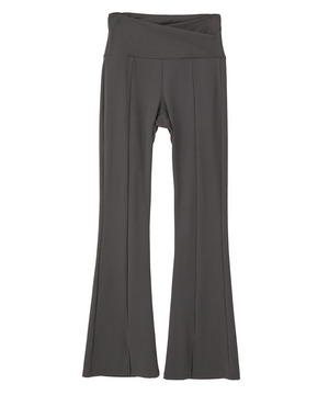 【Julier】YOGA FITフレアレギンス/UVカット・吸汗速乾・ホットヨガ対応・水着・水陸両用 詳細画像 グレー 2